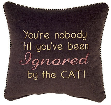 You're nobody 'til you've been ignored by the cat!