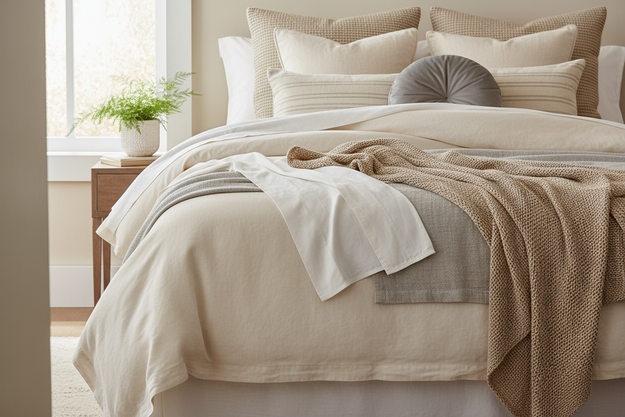How to Layer Bedding for Every Season