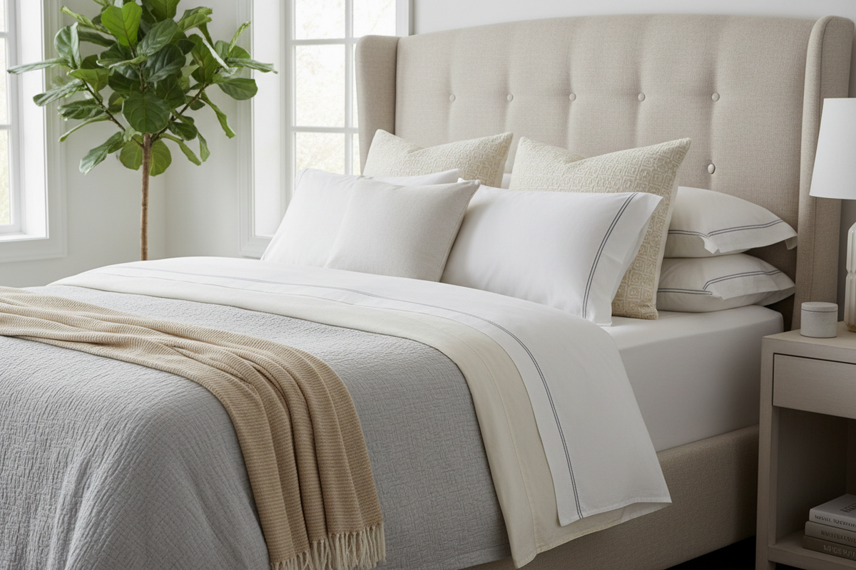 Picture of Tufted Duvet Cover Queen Size, Soft and Lightweight Duvet Covers Set ...