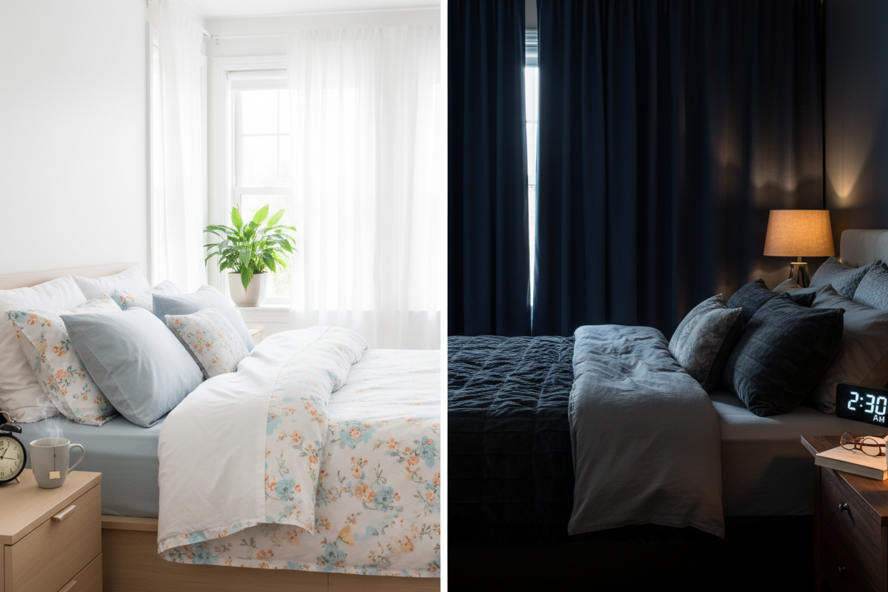 Morning vs. Night People: How Bedding Needs Change