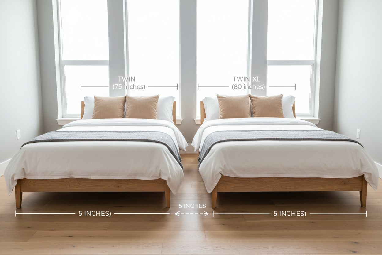 Twin vs Twin XL Bedding What to Know Before You Buy
