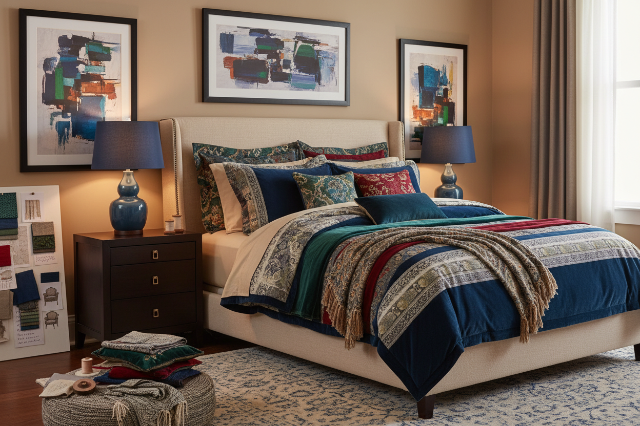 Why Designers Prioritize Bedding Early in the Bedroom Design Process