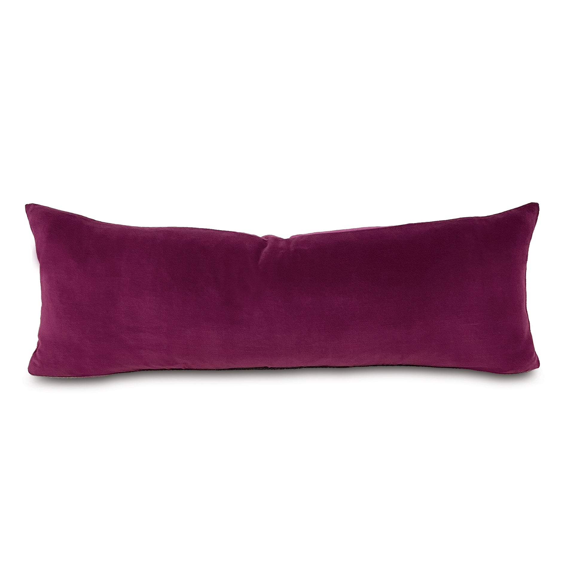 Velvet Extra Long Lumbar Pillow Cover 13x36 in Fuchsia – Plankroad