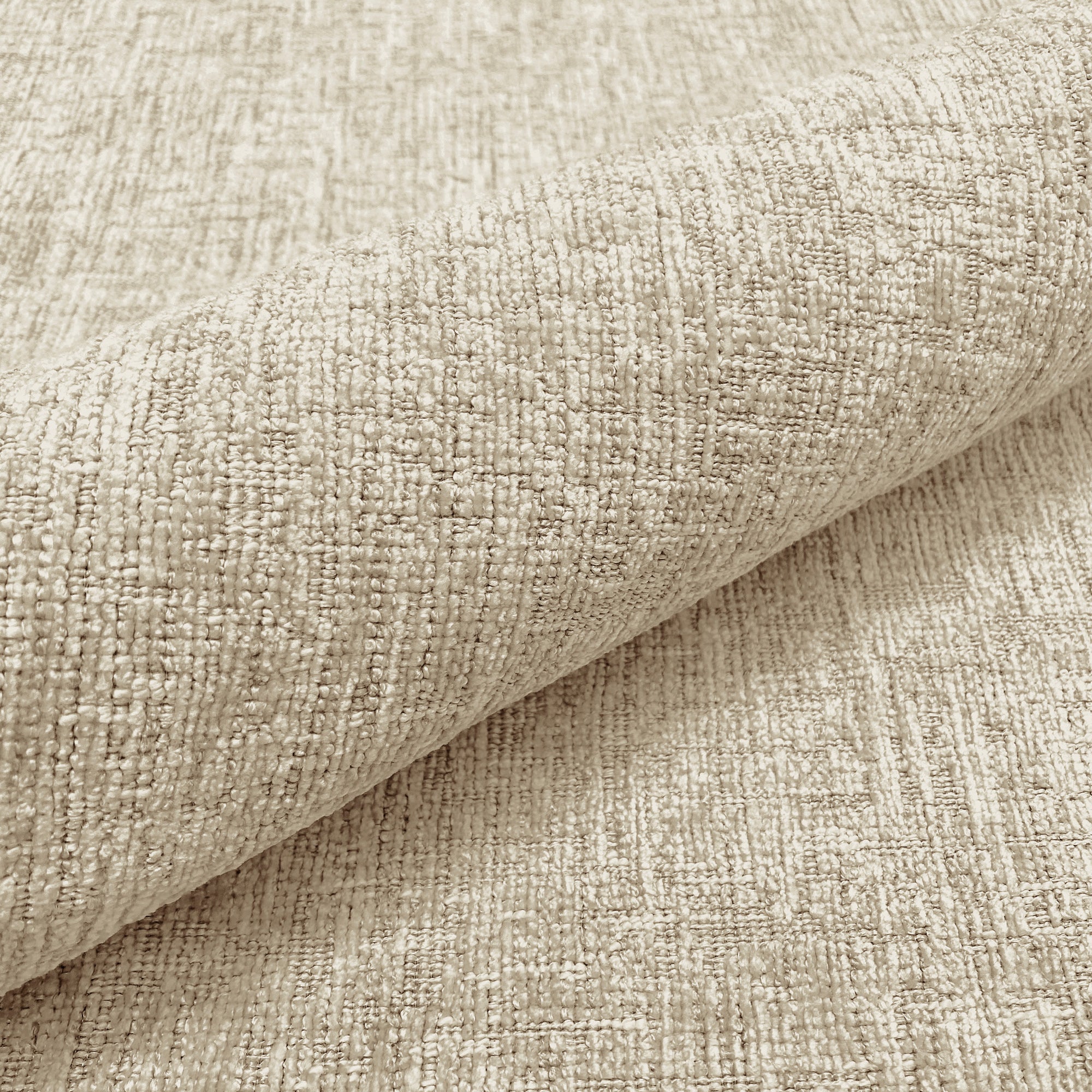 CHANDLER NATURAL Solid Color Chenille Upholstery Fabric