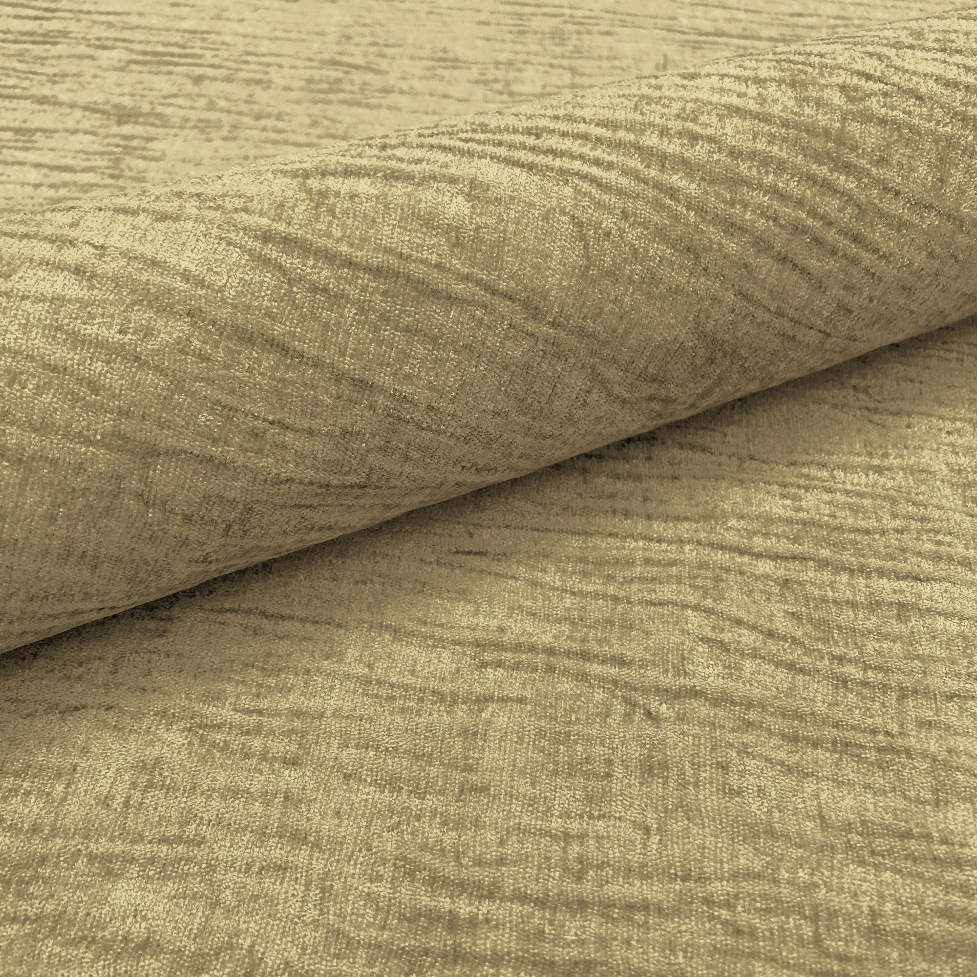 Yellowish Beige Textured Chenille Fabric | Heavy Duty Upholstery | 54 Wide  | BTY