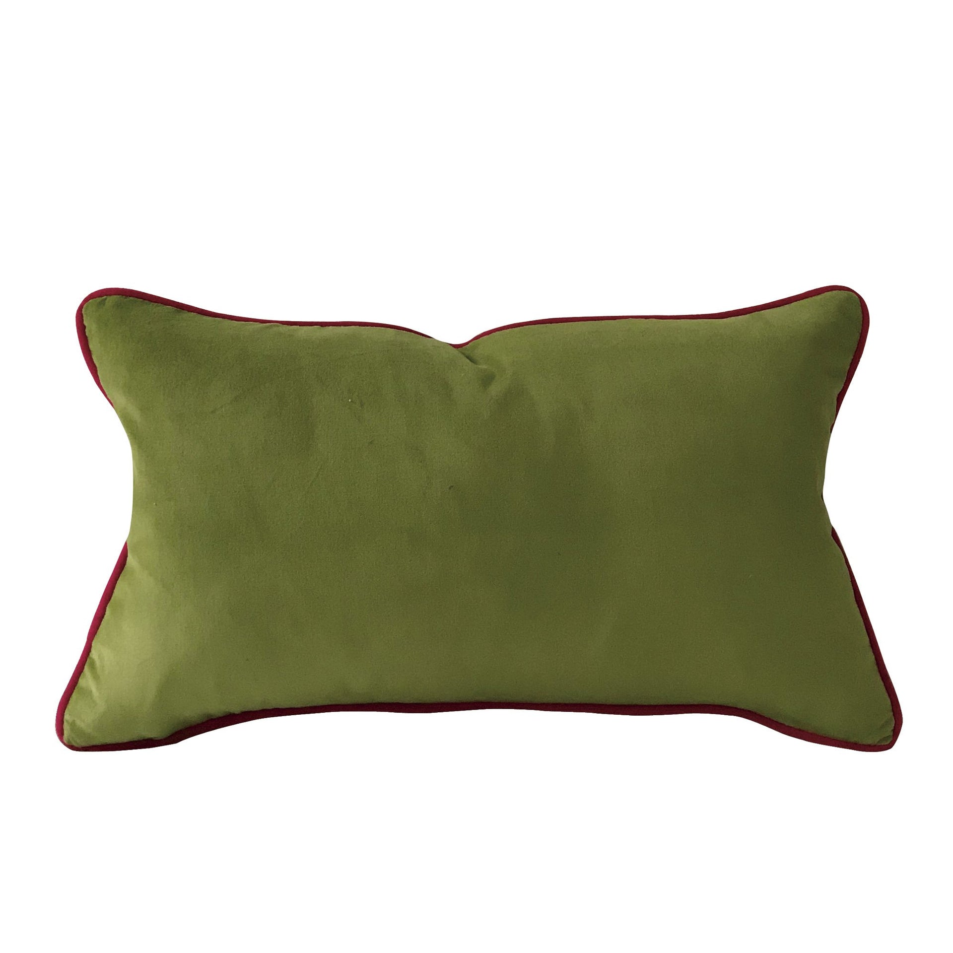 Green and Red Holiday Velvet Lumbar Pillow Cover 13x22 – Plankroad