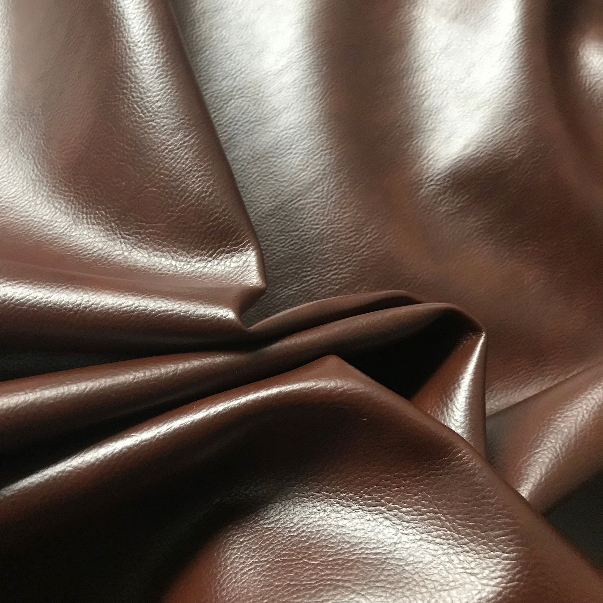 Brown Luxe Solid Faux Leather Upholstery Fabric 54 – Plankroad Home Decor