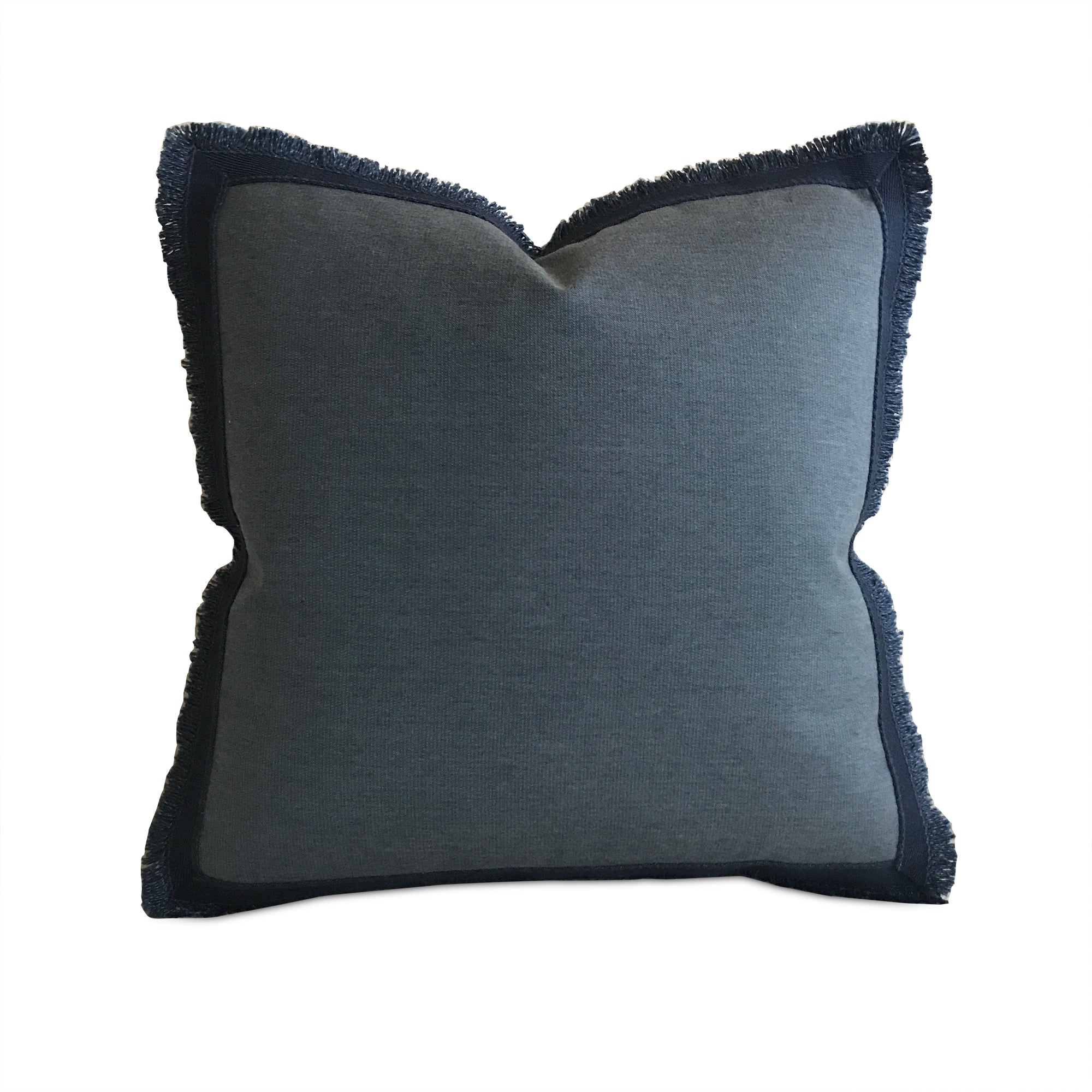 Custom Size Light Blue Flat Velvet Cushion Cover/Pillow Case – Square/Rectangular (Cover Only)