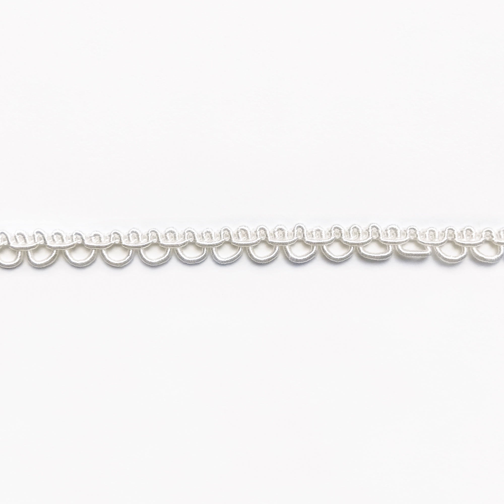 White High Quality Decorative Loop Trim by the yard – Plankroad Home Decor