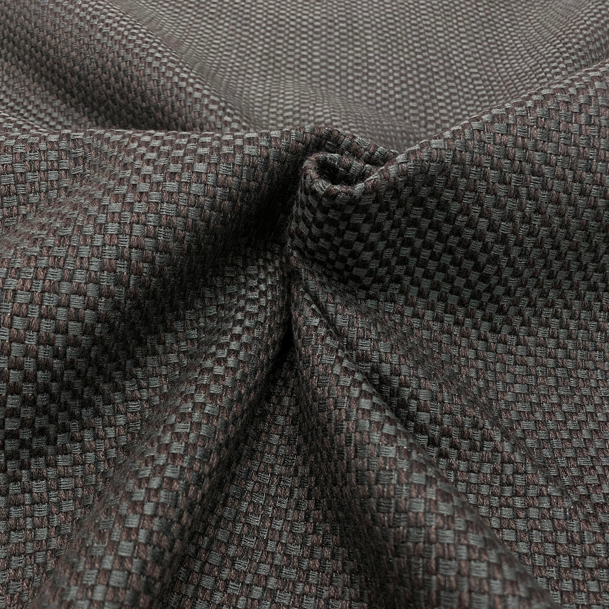 Furniture Grade Upholstery Fabric Black Maze on Silver - 2 yd. Minimum  $21.88/yd