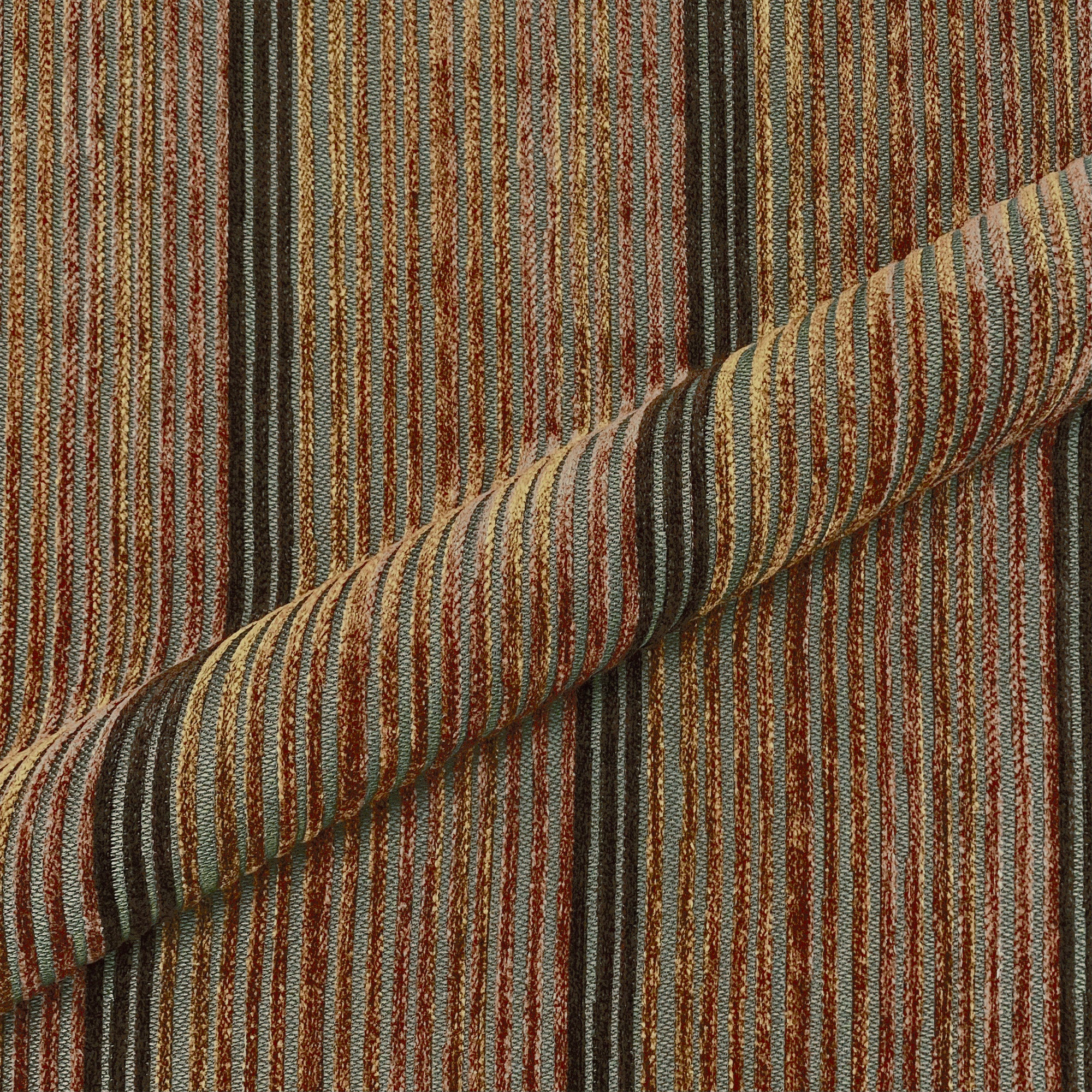 Mocha Modern Stripe Chenille Upholstery Fabric 54" – Plankroad Home Decor