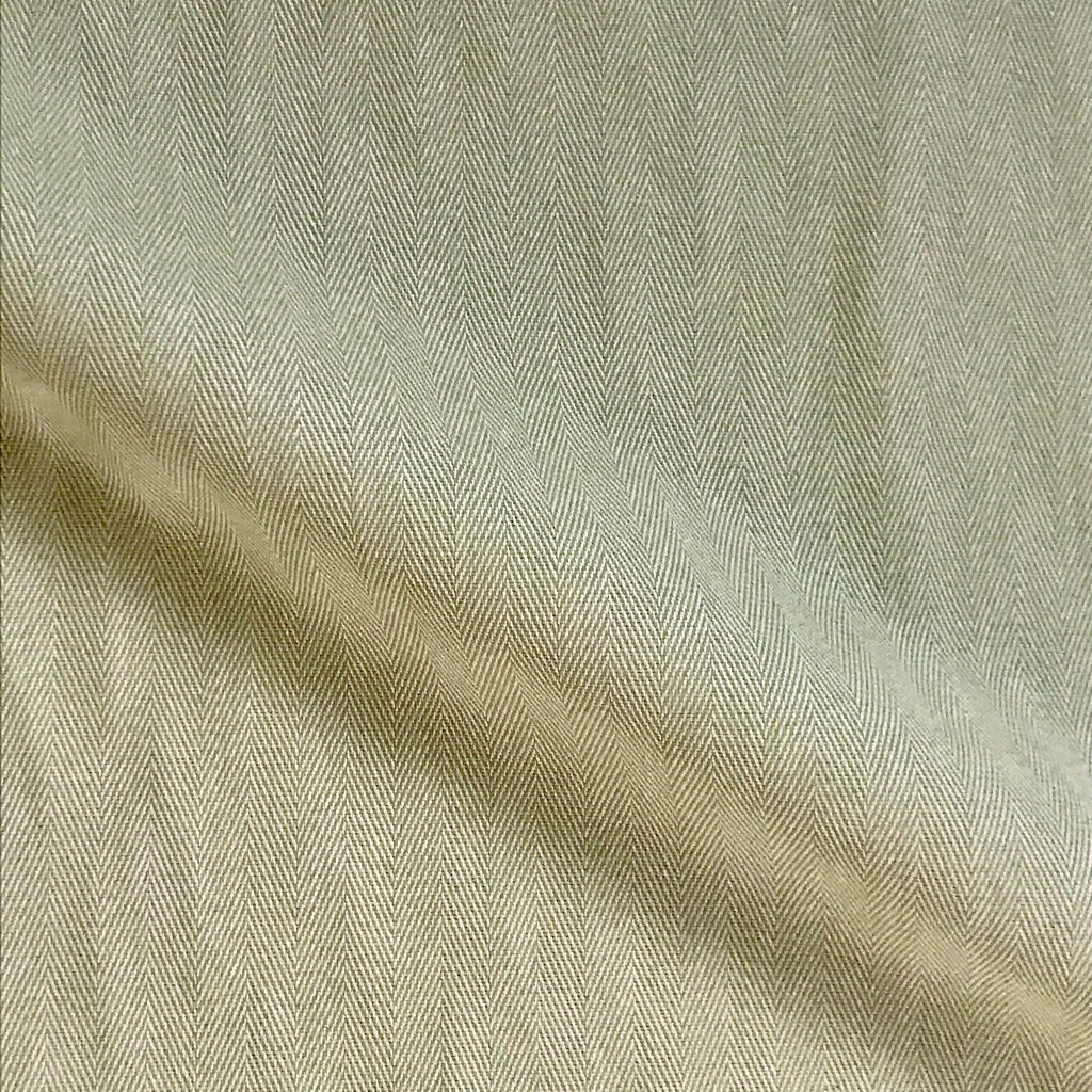 Lime Tonal Herringbone Woven Upholstery Fabric - 54