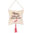 Please take off your shoes