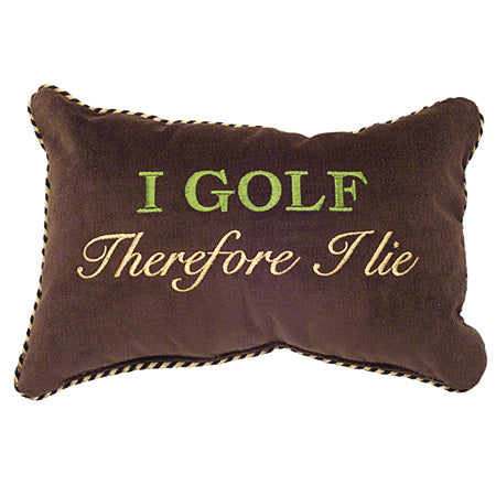 I golf therefore I lie