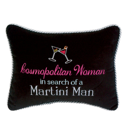 Cosmopolitan woman in search of martini man