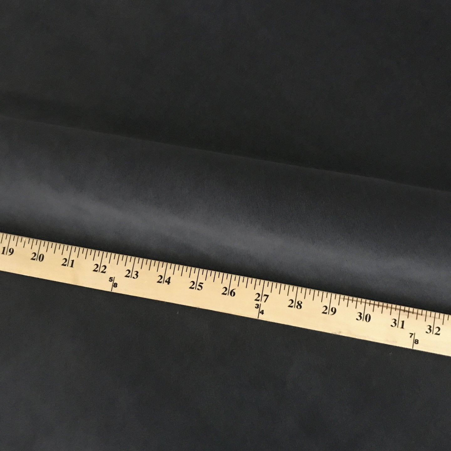 Charcoal Woven Pile Velvet Luxury Upholstery Fabric - 44